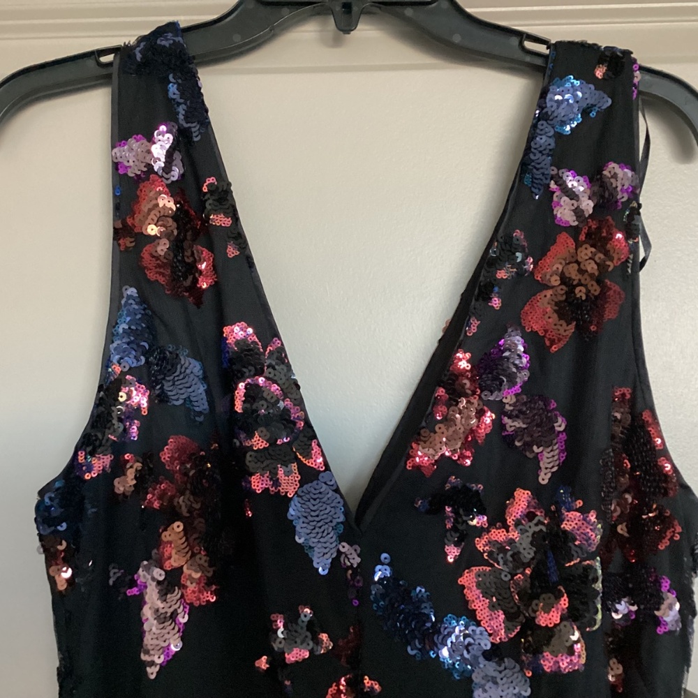 Eliza J Sequin Satin Bow Mermaid Gown 18 (similar to 14W) - Picture 5 of 16